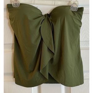 Vince Camuto Drape Front Convertible Tankini Top Size Small NWT